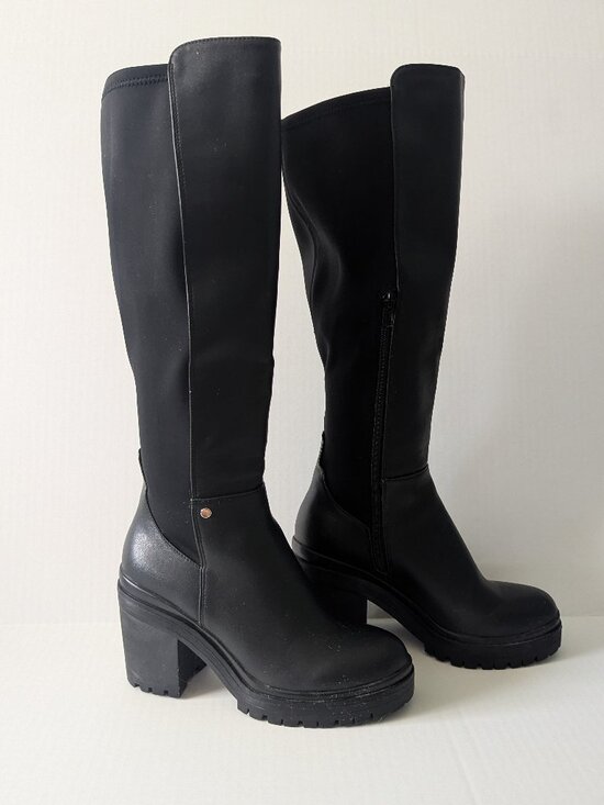 Mix No. 6 Shoes - Women's Tall Black Boots, Size 8